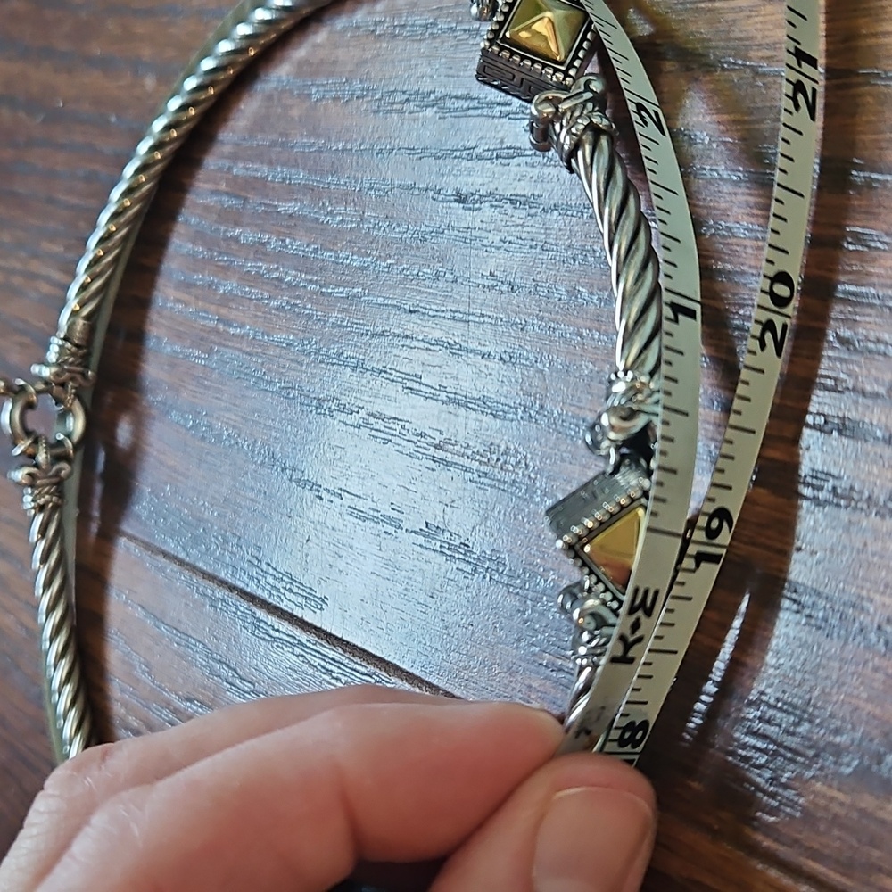 Vintage Menegatti | Cable Necklace - Picture 8 of 9